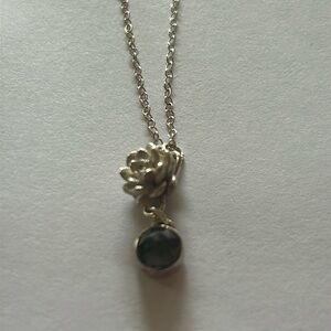Succulent pendant necklace